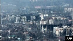 Руйнування в Бахмуті на Донеччині, 27 лютого 2023 року