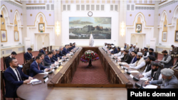 Астанинская делегация встречается с представителями возглавляемого талибами правительства в Кабуле. 15 апреля 2023 года