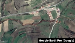 Në këtë hartë shihet se në pjesën e Kosovës kanë qenë të ndërtuara të paktën 12 objekte të lojërave të fatit.