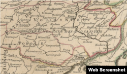 На карті, що її коментував Володимир Путін, Україна позначена як «Земля козаків»