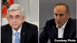 Серж Саргсян (слева) и Роберт Кочарян