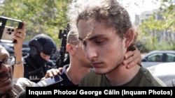 Vlad Pascu în timpul audierilor din proces.