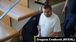 Андрій Наумов у суді в сербському Ниші, вересень 2023 року