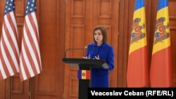 Președinta Maia Sandu a mulțumit pentru „sprijinul constant” acordat Moldovei de SUA.