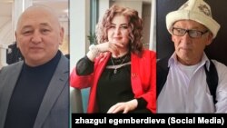 Төлөн уулу Бектемир, Наталья Дубинина жана  Өндүрүш Токтонасыров.