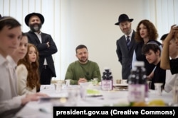 Зустріч президента України Володимира Зеленського з представниками іудейських релігійних організацій з нагоди свята Песах, 18 квітня 2024 року