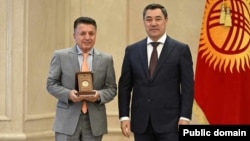 "Даңк" орденин алган Генрих Бальян. Бишкек. 12-сентябрь, 2023-жыл