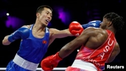 Париж-2024:  Сейитбек уулу менен Жамал Харвинин беттеши 