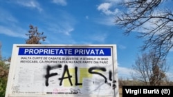 O bucată din parcul IOR a fost retrocedată și perimetrul a fost împânzit cu panouri ale proprietarului.