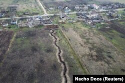 O linie a frontului din regiunea Herson.