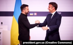 Президент України Володимир Зеленський і президент Франції Емманюель Макрон. Париж, 7 червня 2024 року