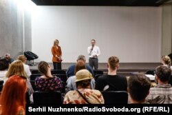 Катерина Лихогляд та Денис Малюська на презентація фільму «Поверніть мене додому». Київ, 11 липня 2024 року