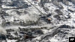 From Above: The War-Torn Landscape Of Ukraine's Bakhmut And Maryinka