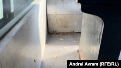 Imagine din trenul Giurgiu - Videle. Februarie 2024.