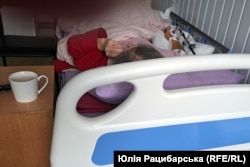 Валентина Романчук у шелтері Дніпра