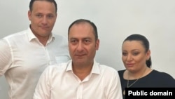 Артак Зейналян (в центре), Саркис Мадатян и Ани Хачатрян