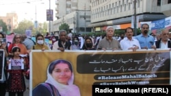 ماهل بلوڅې د ګرفتارۍ ضد په کراچۍ او بلوچستان کې مظاهرې شوي دي ـ زړو انځور