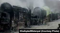 په بلوچستان کې د ۲۰۲۳ز کال په جون کې وسلوالو په سکرو بار لارۍ سوځولې وې.