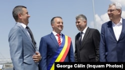 Marian Dragomir (al doilea din stânga) este candidatul PSD la Primăria Brăila.