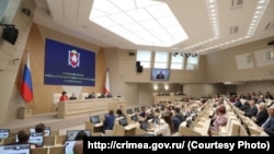 Засідання російського парламенту Криму
