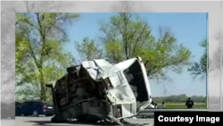 Социалдык тармактарда тараган видеодон алынган скриншот.