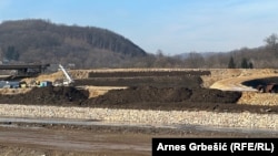 Gradilište u Makljenovcu, januara 2024.