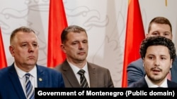 Šef specijalne policije Predrag Šuković (u sredini)