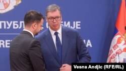 Predsjednici Crne Gore i Srbije, Jakov Milatović i Aleksandar Vučić, Beograd 10. jul 2023.