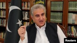 د پاکستان د بهرنيو چارو پخوانی وزير او د پاکستان تحريک انصاف مرستيال مشر شاه محمود قريشي ـ پخوانی انځور