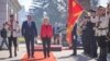 Premijer Sjeverne Makedonije Dimitar Kovačevski i predsjednica EK Ursula von der Leyen u Skoplju, 30. oktobar 2023. 