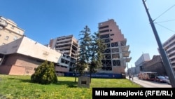 Ndërtesa e Shtabit të Përgjithshëm të ushtrisë jugosllave, në Beograd.