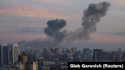 Дим над Києвом під час російського удару 29 грудня
