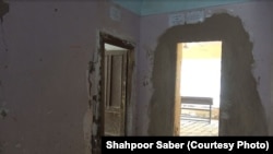 آسیب های که در اثر زلزله ماه اکتبر سال گذشته به یکی از مکاتب ولایت هرات وارد شده است.