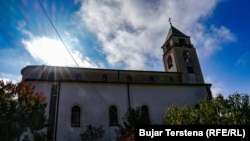 Kisha katolike në Janjevë.