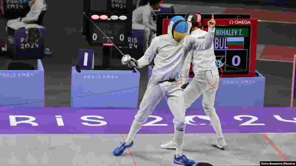 Українець Олександр Товкай мав усі шанси на медаль в сучасному п'ятиборстві. Після першого етапу&nbsp;&ndash; фехтування &ndash; він був одноосібним лідером. На світлині: емоції українця після першого кваліфікаційного дня.