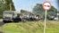 RUSSIA – A convoy of trucks of the Russian army was destroyed by the Ukrainian military in the Sudzha district of the Kursk region of Russia, August 9, 2024 