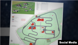 Schema reședinței lui Lukașenko din Krasnaia Poleana