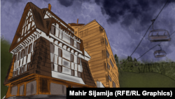 Хотелот „Греј“ на веб-страницата е опишан како „луксузно опремен, со пет ѕвезди“, со десетици соби и апартмани, базен, спа центар, ресторан