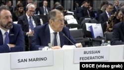 სერგეი ლავროვი სკოპიეში ეუთოს საგარეო საქმეთა მინისტრების სესიაზე