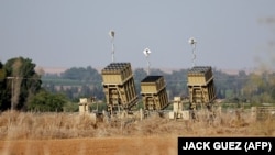 Ізраїльська протиракетна система «Залізний купол» (Iron Dome) напоготові, 12 жовтня 2023 року