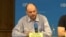 Ruski opozicioni političar Vladimir Kara-Murza u obraćanju novinarima u Bonu, u Nemačkoj, pošto je pušten iz ruskog zatvora u avgustu 2024. godine.