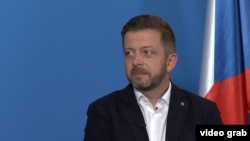 Віт Ракушан під час інтерв'ю з Радіо Свобода. Прага, Чехія. 3 жовтня 2023 року