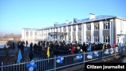 Ош облусунун Кара-Суу районундагы Керме-Тоо мектебинин ачылышы. 2023-жылдын 10-декабры.