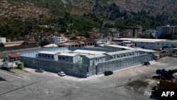 Migrantski centar u luci Šenđin, Albanija (foto-arhiv)