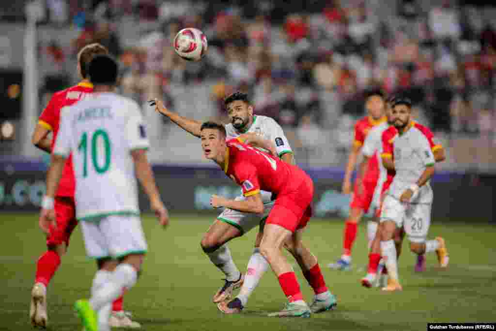 Кыргызстан Азия Кубогунун тайпалык оюндарынын үчүнчү турунда Оман курамасы менен беттешти.