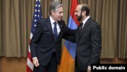 ԱՄՆ պետքարտուղար Էնթոնի Բլինքեն և ՀՀ ԱԳ նախարար Արարատ Միրզոյան, արխիվ