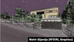 Во катастарот фирмата „Инкоп“ е запишана како сопственик на вилата со базен од речиси 500 метри квадратни.