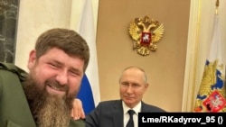 ჩეჩნეთის მეთაური რამზან კადიროვი და რუსეთის პრეზიდენტი ვლადიმირ პუტინი