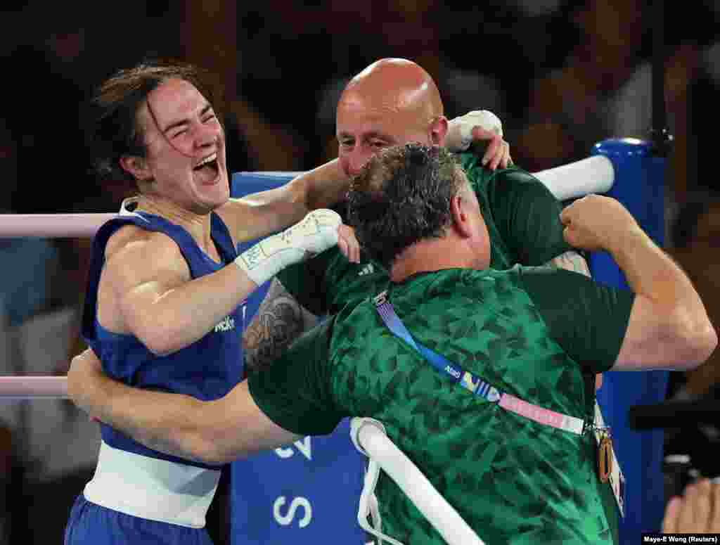 Ірландська боксерка Келлі Гаррінгтон радіє своїй другій золотій нагороді. Вже за кілька хвилин вона оголосила, що завершує свою кар'єру, бо вважає, що треба своєчасно йти і залишатися для всіх чемпіонкою &nbsp;