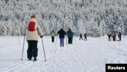 تصویر آرشیف: یکی از میدان های ورزش اسکی